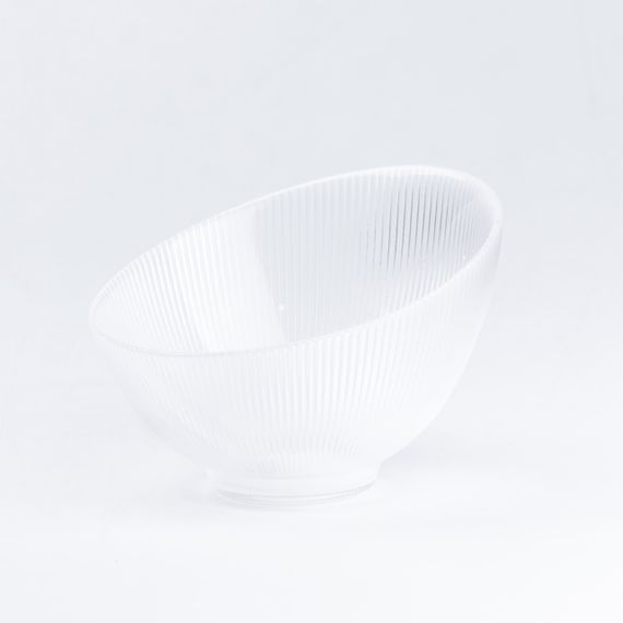 Салатница стелянная 17 см, прозрачная