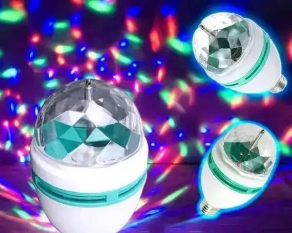 УЦЕНКА. Дисколампа LASER Rotating lamp, що обертається (Плохе паковання, тріщина на корпусі 929) | Зображення 5