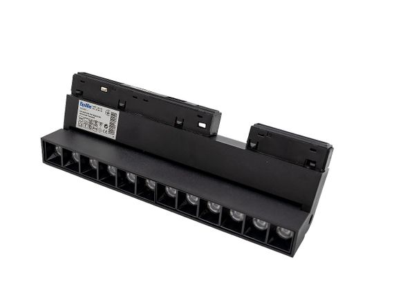 Магнитный трековый поворотный светильник KW-293/12W NW DC48V BK | Зображення 2