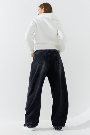 Джинси Baggy жіночі Zeo Basic 4542 36 Темно-сірий (2000990723611D) shop (2000990723611) | Зображення 3
