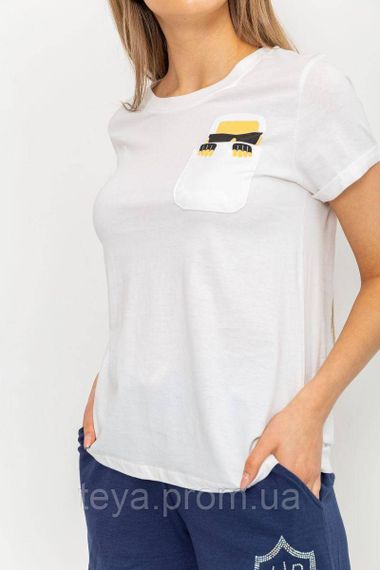 Футболка женская цвет белый  размер S FA_003996 | Зображення 2