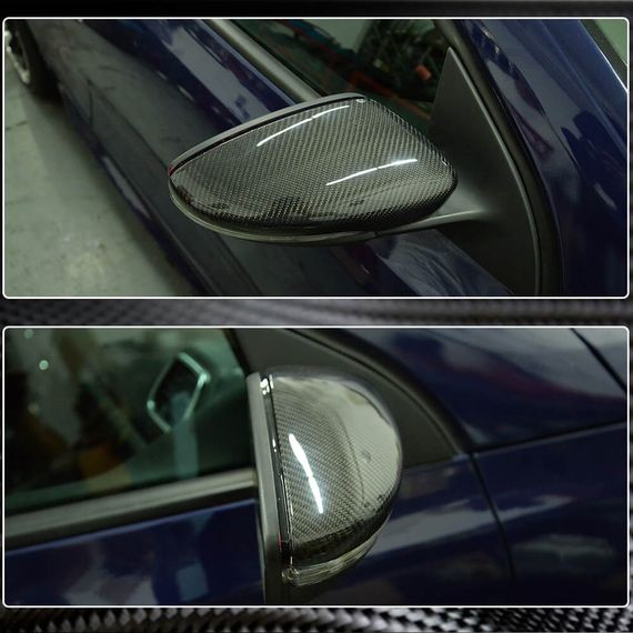 Накладки на дзеркала (Карбон) для Volkswagen Jetta 2011-2018 рр | Зображення 3