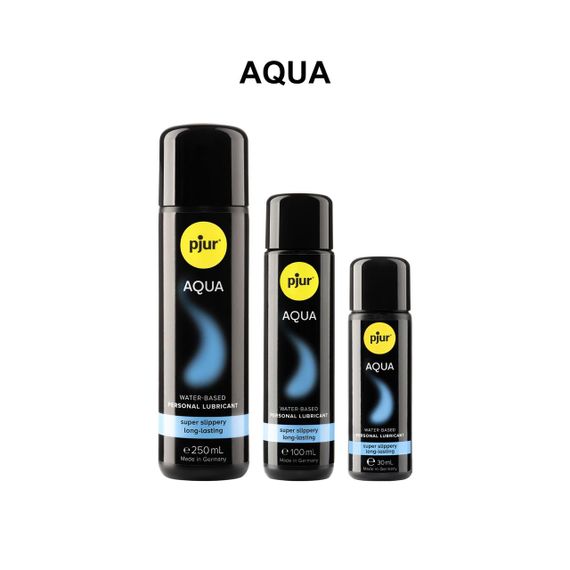 Лубрикант на водній основі pjur Aqua 30 мл, ефект оксамитової шкіри без прилипання | Зображення 3