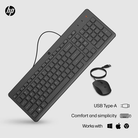 Комплект HP 150 USB Black (240J7AA) | Зображення 1
