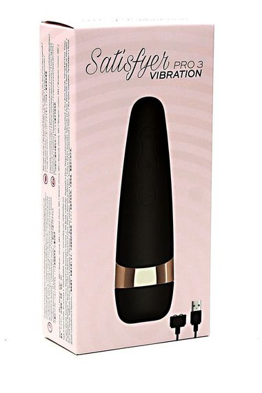 Вакуумний вібростимулятор Satisfyer Pro 3 Vibration | Зображення 3