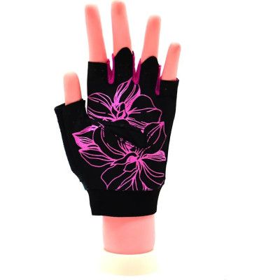 Перчатки для фитнеса MadMax MFG-770 Flower Power Gloves Black/Pink XS (MFG-770_XS) | Зображення 6