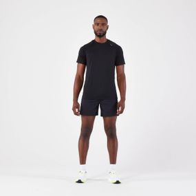 Футболка чоловіча Kiprun Run для бігу чорна - XL.
