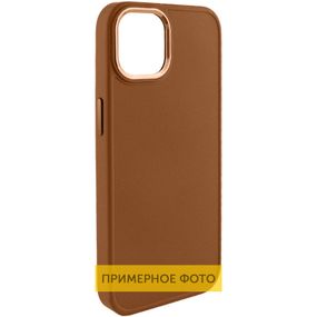 Шкіряний чохол Bonbon Leather Metal Style для Samsung Galaxy S23 Коричневий/brown