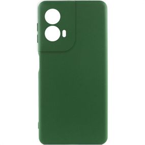 Чохол Silicone Cover Ummi Lakshmi Full Camera (AA) для Motorola Moto G85 Зелений / Dark green