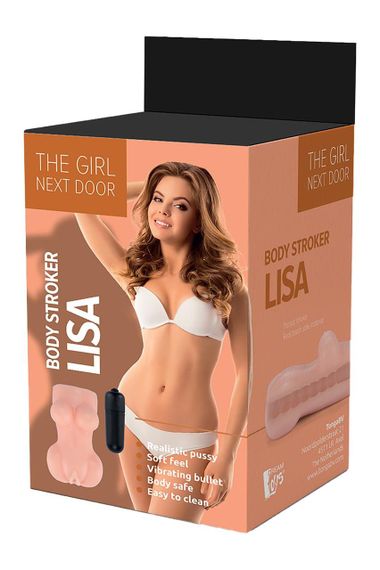 Мастурбатор вагіна з вібрацією Dream Toys THE GIRL NEXT DOOR LISA Sex Aura | Зображення 6