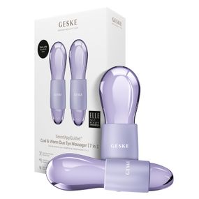 Двойной массажер для глаз GESKE Cool&Warm Duo Eye Massager 7в1 starlight, Фиолетовый