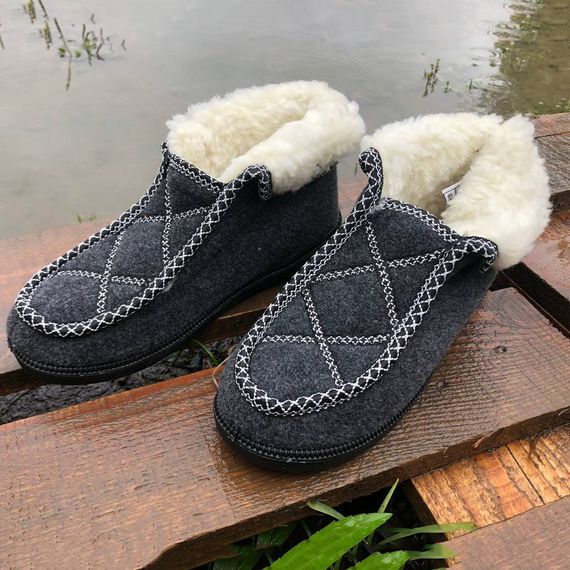 Черевики жіночі хутряні 39 розмір. KN-453 Колір: сірий | Зображення 3