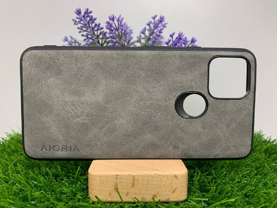 Чохол накладка Google Pixel 4A 5G шкіра сірий