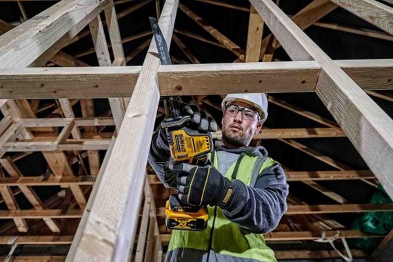Пила шабельна акумуляторна безщіткова DeWALT DCS369P2 | Зображення 2
