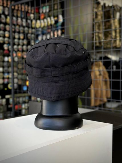 Панама Короткі Поля + Очі Чорний Black | Зображення 4