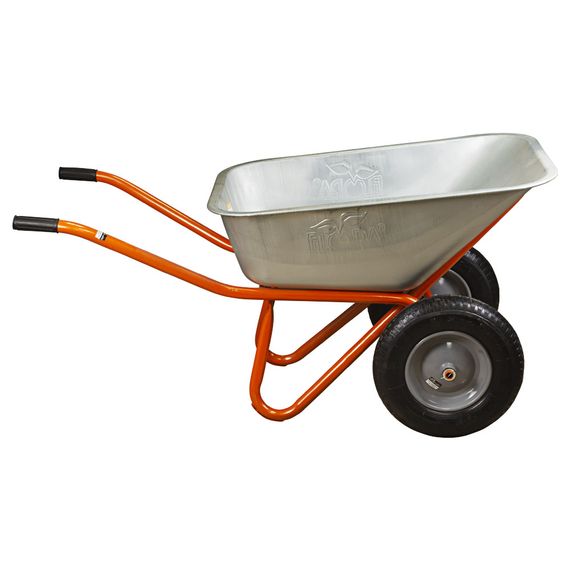 Тачка будівельна FLORA двоколісна 100 л 15" 5056714 | Зображення 5