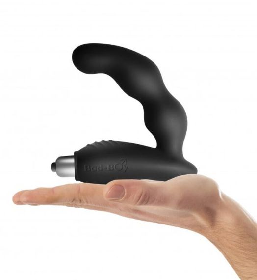 Вібромасажер простати Rocks Off Bad-Boy Black, масаж промежини, макс. діаметр 4 см | Зображення 1