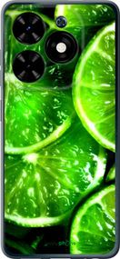 Чохол на Tecno Spark Go 2024 Зелені часточки лимона "852u-3432-2448"