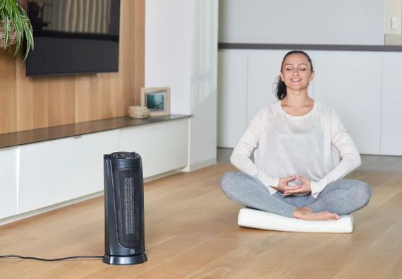 Тепловентилятор BLACK+DECKER 2,0 кВт, площа обігріву 20 кв.м., Підлоговий, Чорний (BXSH2002E) | Зображення 8