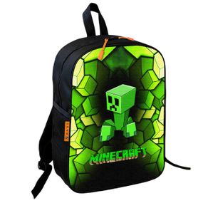 Рюкзак шкільний дитячий 36х27см Майнкрафт Кріпер «Minecraft» з принтом для хлопчика (00588)