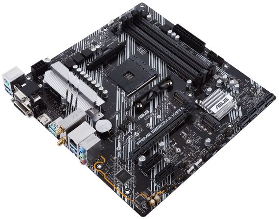 Материнcька плата ASUS PRIME B550M-A WIFI II sAM4 B550 4xDDR4 M.2 HDMI DP D-Sub Wi-Fi BT mATX 90MB19X0-M0EAY0 | Зображення 3