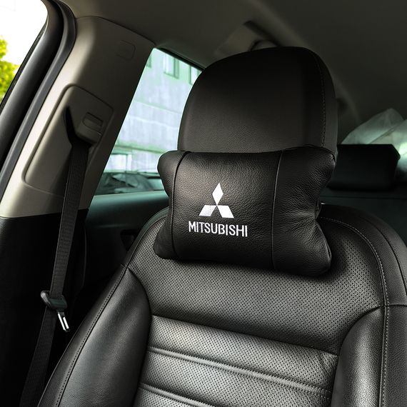 Автоподушки з логотипом Mitsubishi, Дорожні подушки, Подушки для шиї на підголівник FV-67 | Зображення 1