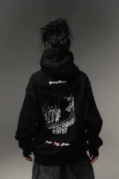 ECHO OF TIME HOODIE BLACK M | Зображення 3