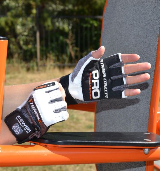 Рукавички для фітнесу Power System PS-2300 Fitness Grey/White XS | Зображення 8
