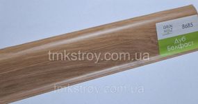 Плинтус ПВХ Grun Holz с кабель-каналом 2500*60*22мм Дуб Белфаст (8685)