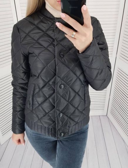 Куртка з ефектом стьобання, арт.310, чорний | Зображення 5