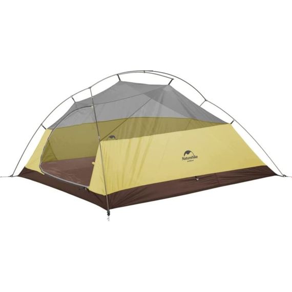 Намет надлегкий тримісний з футпринтом Naturehike Cloud Up 3 Updated NH18T030-T, 20D, темно-зелений | Зображення 1