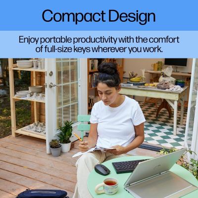 Клавиатура HP 350 Compact Multi-Device Bluetooth UA Black (692S8AA) | Зображення 2