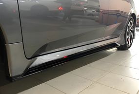 Боковые Пороги DPT V-2 (Под Покраску) для Honda Civic Sedan X 2016-2021 гг