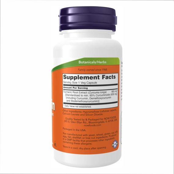 Curcumin Extract 665mg - 60 vcaps | Зображення 1