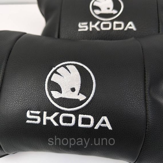 Подушки на кресло в авто Skoda Шкода, Подушка на подголовник в авто Подушка для голови OF-60 | Зображення 6