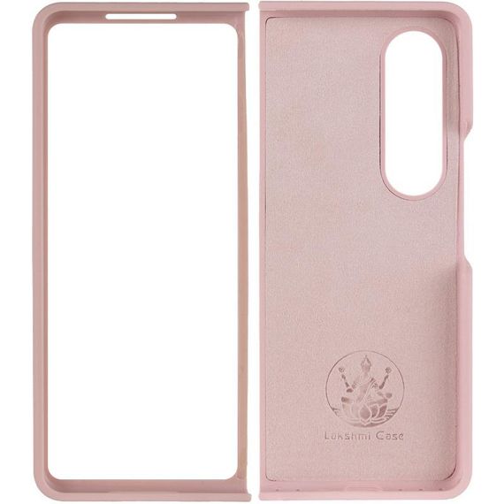 Чохол Foldables Silicone Cover Lakshmi (AAA) для Samsung Galaxy Z Fold4 Білий / White Рожевий / Pink Sand | Зображення 2