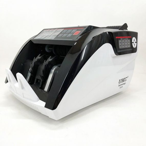 Лічильник купюр з високою швидкістю роботи Bill Counter UV MG 5800, Лічильник грошей для офісу HL-73 | Зображення 4