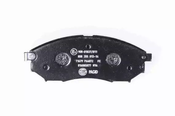 Колодки передні гальмівні Nissan Qashqai 07-13/Pathfinder 05-(sumitomo), HELLA PAGID (8DB355013141) | Зображення 4