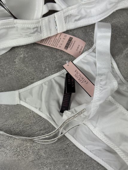 Комплект Victoria's Secret Starstruck Shine Strap Push-Up Bra білий kk8072 | Зображення 2