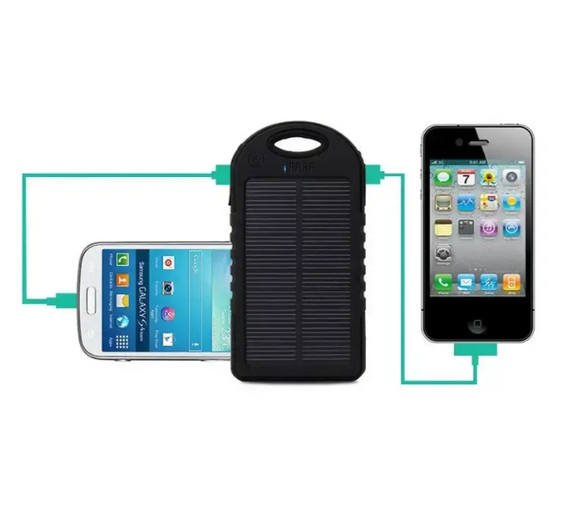 Зарядний пристрій, 12000 mAh, сонячний зарядник, акумулятор для телефону, зовнішній акумулятор від сонця, 12000 mAh   знижка | Зображення 2