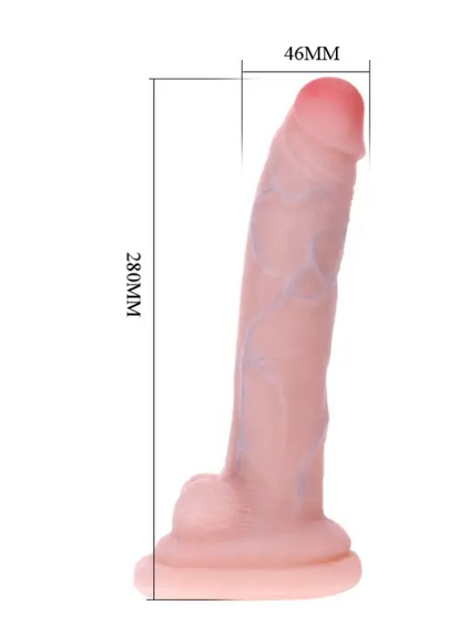 Фалоімітатор ГІГАНТ на присоці Baile Super Saver sexstyle | Зображення 6