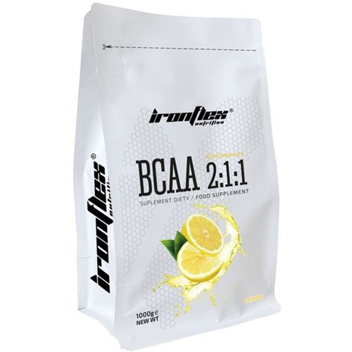 Амінокислота BCAA для спорту IronFlex BCAA Performance 2-1-1 1000 g /200 servings/ Lemon