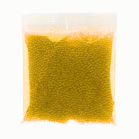 Гідрогелеві кульки Орбізи Зростаючі у Воді 7-8 мм Набір 10000 Штук Жовті