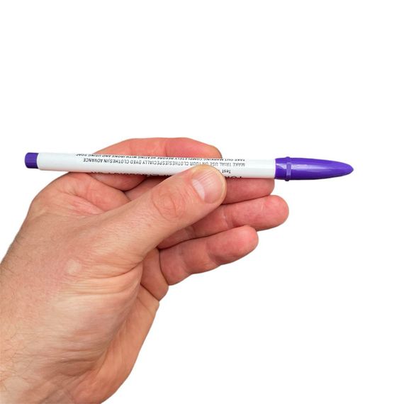 Маркер для тканини Yoke Air Erasable Pen зникає, маркер для кравця, фіолетовий (5911) | Зображення 1