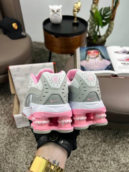Кросівки Supreme Shox Ride 2 SP Grey White Pink (топ якість) 38 23.5 см | Зображення 3