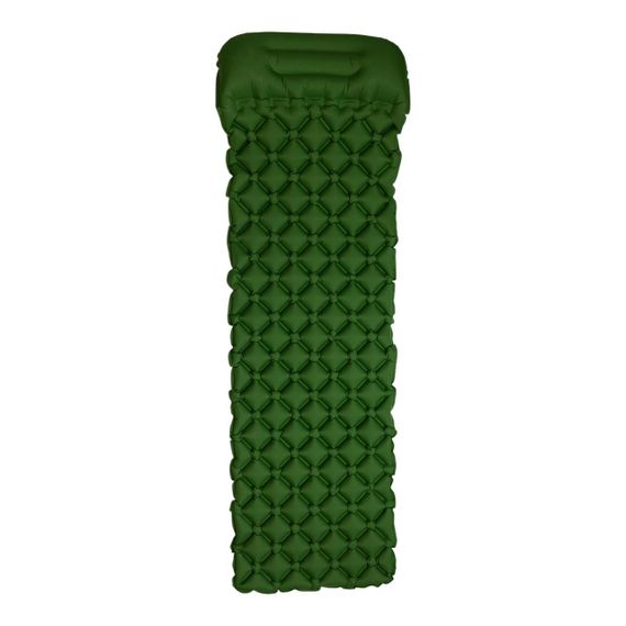 Матрац для намету надувний похідний 190х55х3 см туристичний матрац Зелений SJ-0084GR