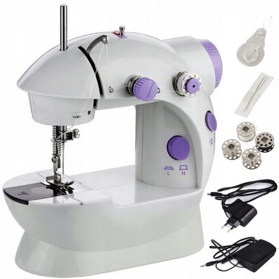 Швейная мини машинка 4 в 1 Mini Sewing Machine SM201 | Зображення 2