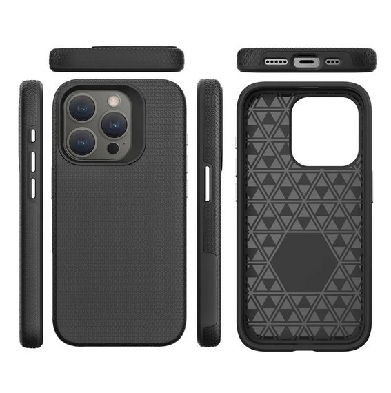 Противоударный чехол Primo Gibrid Armor для Apple iPhone 15 Pro - Black | Зображення 2