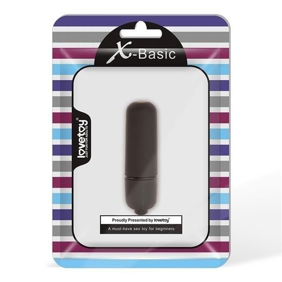 Вібропуля - X-Basic Bullet Mini 10 Speeds Black Sex Aura | Зображення 1