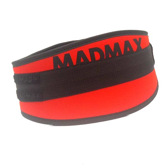 Пояс для важкої атлетики MadMax MFB-421 Simply the Best неопреновий Red L | Зображення 1